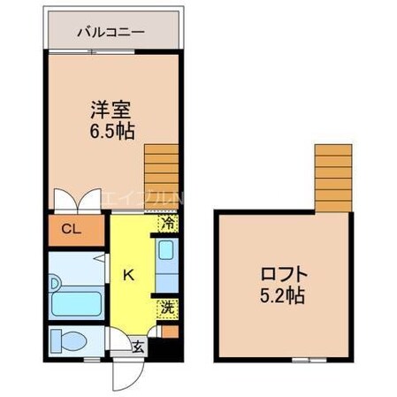 DolceVita愛宕2丁目の物件間取画像